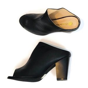 Chase + Chloe Willy Peep Toe Mule NWOT